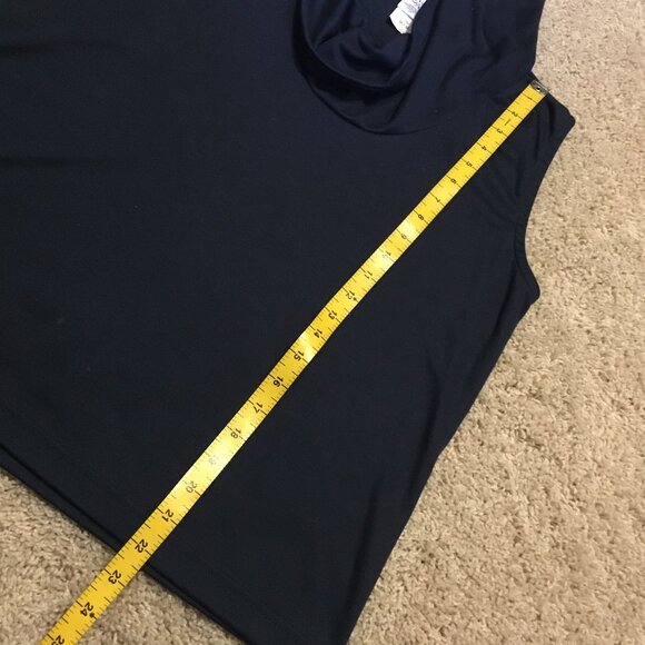 Vintage Canadian Made Cowl Neck Sleeveless Jersey Tank - Picture 12 of 13